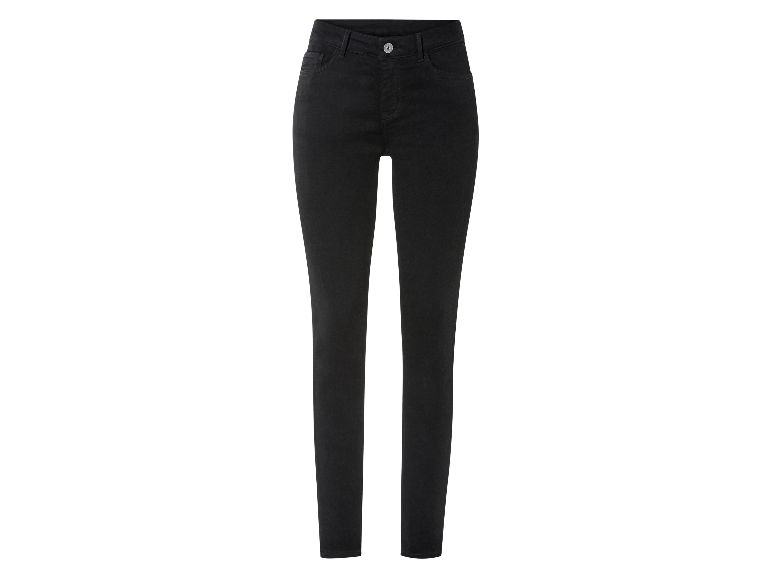 esmara® Jeansy damskie super skinny fit (34, Czarny)