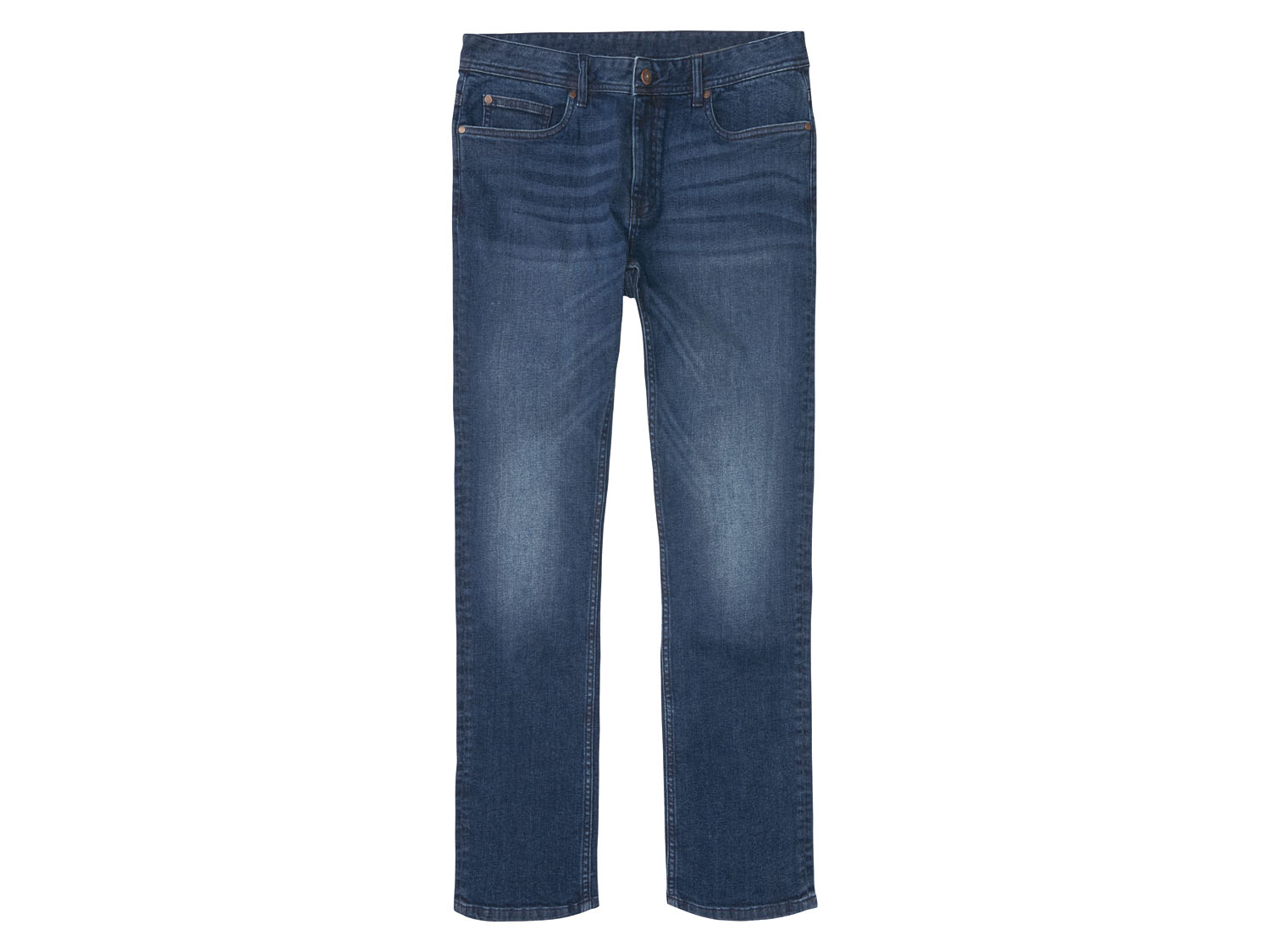 LIVERGY® Jeansy męskie straight fit z bawełną (Ciemnoniebieski, 46 (30/34))